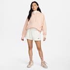 เสื้อมีฮู้ดแบบสวมขนาดโอเวอร์-โอเวอร์ไซส์ผู้หญิง Nike Sportswear Phoenix Fleece