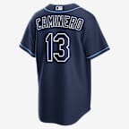 Junior Caminero Tampa Bay Rays Men's Nike MLB Replica Jersey