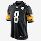 Aaron Rodgers Pittsburgh Steelers Men's Nike NFL Game Jersey - Black