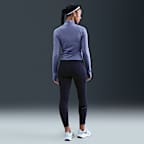 Playera de correr Dri-FIT de cierre completo capa intermedia para mujer Nike Swift