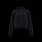 Nike One Women's Therma-FIT Oversized 1/2-Zip Fleece Top