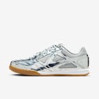 Metallic Silver/White/Gum Light Brown/Metallic Silver