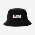 Gorro tipo pescador de fútbol Nike de pana USMNT - Negro