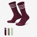 Nike Everyday Plus Cushioned Crew Socks (3 Pairs) - Multi-Colour