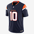 Bo Nix Denver Broncos Men's Nike Dri-FIT NFL Limited Jersey - Navy