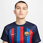 FC Barcelona 2022/23 Stadium Home 女款 Nike Dri-FIT 足球球衣