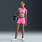 Conjunto de shorts y bikini de espalda deportiva para niña talla grande Nike Swim