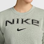 ナイキ スポーツウェア フェニックス フリース ウィメンズ ロゴ クルーネック スウェットシャツ