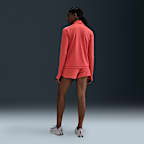 Capa intermedia de correr Dri-FIT de medio cierre para mujer Nike Swoosh