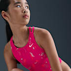 Conjunto de midkini con tirantes cruzados para niña talla grande Nike Swim