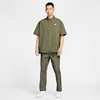 Nike Club Men's Short-Sleeve Button-Up Shirt