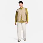 Nike Life Men's Long-Sleeve Oxford Button-Down Shirt