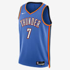 Oklahoma City Thunder Icon Edition Men's Nike Dri-FIT NBA Swingman Jersey - Signal Blue