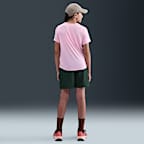 Nike One Fitted Big Kids' (Girls') Dri-FIT Short-Sleeve Top