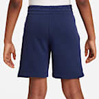 Shorts de French Terry para niños talla grande Nike Sportswear Club Fleece