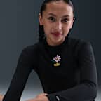 Playera de manga larga Dri-FIT UV para niña talla grande Nike Swim Hydroguard