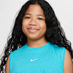 Camiseta de tirantes para niña talla grande Nike Sportswear