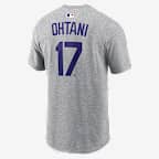Playera Nike de la MLB para hombre Shohei Ohtani Los Angeles Dodgers Fuse
