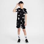 Shorts de French Terry para niños talla grande Nike Sportswear Club