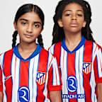 Atlético Madrid 2024/25 Stadium Home Older Kids' Nike Dri-FIT Football Replica Shirt