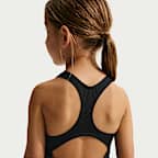Traje de baño de una pieza con espalda deportiva para niña talla pequeña Nike Swim