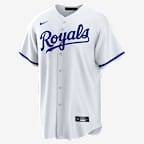 Jersey Nike de la MLB Replica para hombre Salvador Pérez Kansas City Royals - Blanco