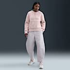 Γυναικεία πλεκτή μπλούζα με κουκούλα σε ριχτή γραμμή Nike Sportswear Phoenix Cozy Bouclé