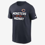 Playera Nike de la NFL para hombre Chicago Bears Local Essential - Azul marino