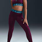 Legíny Dri-FIT Nike Pro se zářivými prvky pro větší děti (dívky)