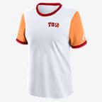 Tampa Bay Buccaneers Rewind Women's Nike NFL Ringer T-Shirt