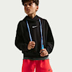 Shorts de tejido Fleece Dri-FIT para niño talla grande Nike Pro