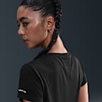 Playera de manga corta para mujer Nike Swim Swoosh Hydroguard