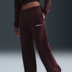 Pantalones deportivos de pierna recta para mujer Nike Sportswear Phoenix Fleece