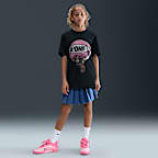 Playera de básquetbol Nike para niños talla grande A'ja Wilson Rings "So Win" - Negro
