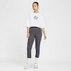 Nike Sportswear Phoenix Fleece Women's Short-Sleeve Cropped French Terry Top
