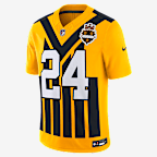 Jersey Nike Dri-FIT de la NFL Limited para hombre Joey Porter Jr. Pittsburgh Steelers - Oro