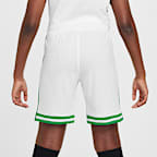 Nigeria 2024 Stadium Home Older Kids' Nike Dri-FIT Football Replica Shorts