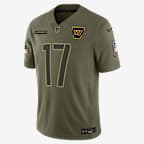 Terry McLaurin Washington Commanders Salute to Service Men's Nike Dri-FIT NFL Limited Jersey - Olive