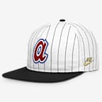 Gorra Nike de la MLB ajustable para hombre Atlanta Braves Pro