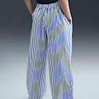 Nike Sportswear Chill Poplin Women's Mid-Rise Loose Striped Pants