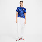 Damska koszulka piłkarska Nike Dri-FIT Chorwacja Stadium 2024/25 (wersja wyjazdowa) (replika)