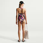 Tankini de cuello cuadrado para mujer Natación Nike