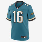 Jersey de fútbol americano Game para hombre NFL Jacksonville Jaguars (Trevor Lawrence) - Azul verdoso