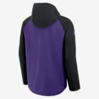 Chamarra Nike Therma de la MLB de cierre completo para hombre Colorado Rockies Authentic Collection