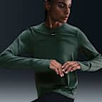 Playera de correr de cuello redondo para mujer Nike Dri-FIT Swift Element UV