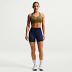 Brassière de sport rembourrée Nike Swoosh à maintien normal pour femme