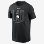 Los Angeles Dodgers Fashion Local Men's Nike MLB T-Shirt - Black