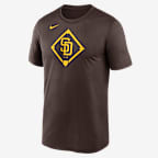 Playera Nike Dri-FIT de la MLB para hombre San Diego Padres Icon Legend - Marrón