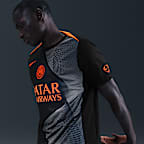 Camisola de futebol do equipamento de aquecimento Nike Dri-FIT Total 90 do terceiro equipamento Academy Pro Inter de Milão para homem