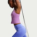 Nike Universa Women's High-Waisted 8" Biker Shorts with No Front Seam